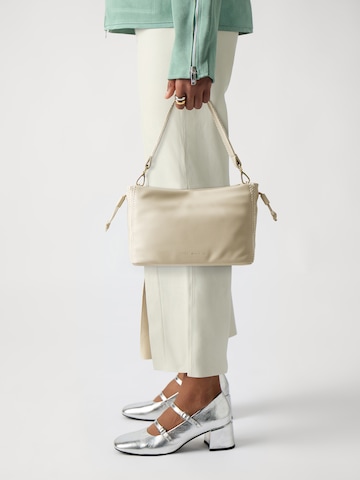 smėlio TOMMY HILFIGER Rankinė ant peties: priekis