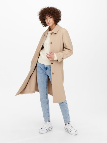 ONLY Between-Seasons Coat 'Isabelle' in Brown