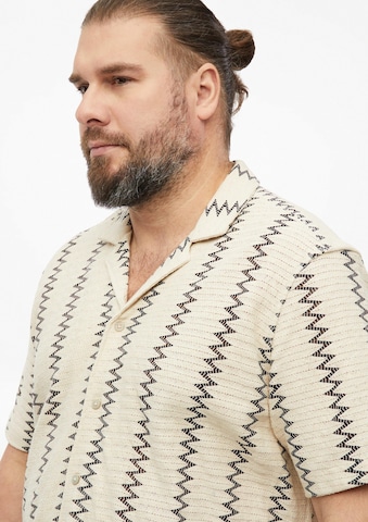Coupe regular Chemise s.Oliver Red Label Big & Tall en beige
