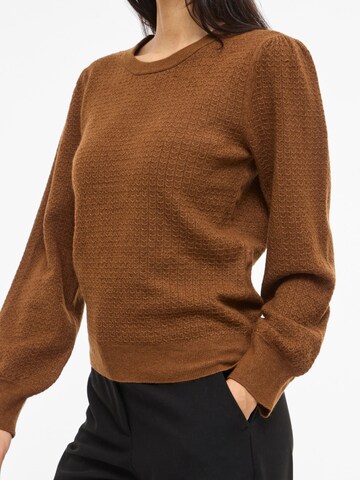 VILA Pullover 'VIMABLE' i brun