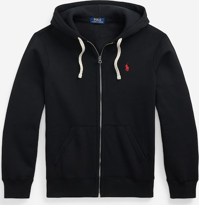 Polo Ralph Lauren Gornji dio trenirke u jarko crvena / crna, Pregled proizvoda