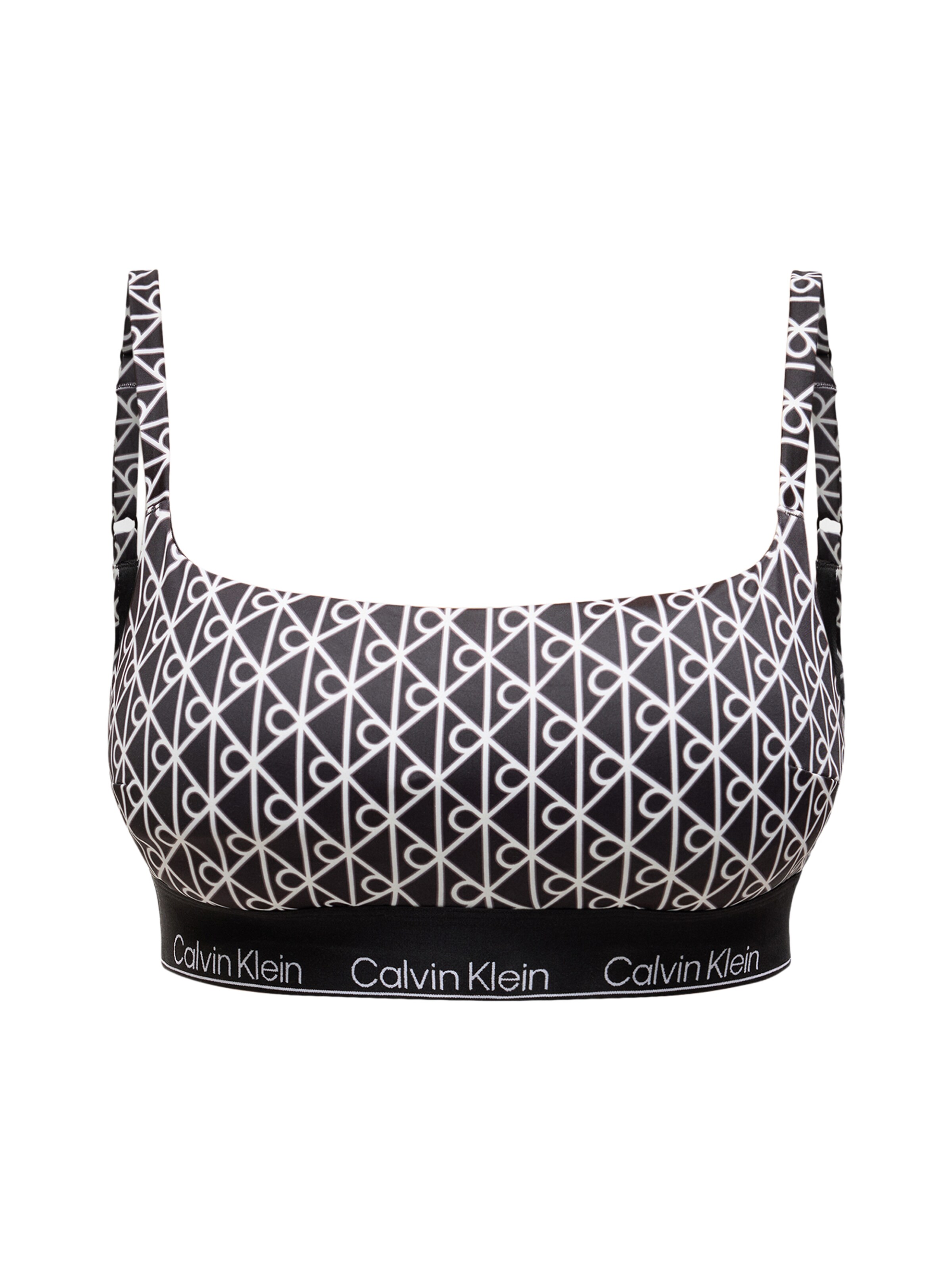 Calvin Klein Swimwear Bikinitop in Schwarz: Vorderseite