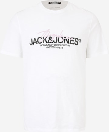 Jack & Jones Plus T-Shirt 'ARUBA' in Weiß: predná strana