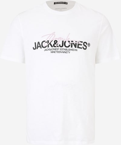 Jack & Jones Plus T-Shirt 'ARUBA' en rose ancienne / noir / blanc, Vue avec produit