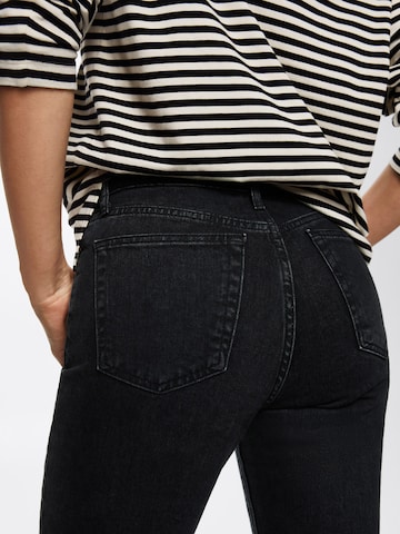 MANGO Regular Jeans 'Claudia' in Black