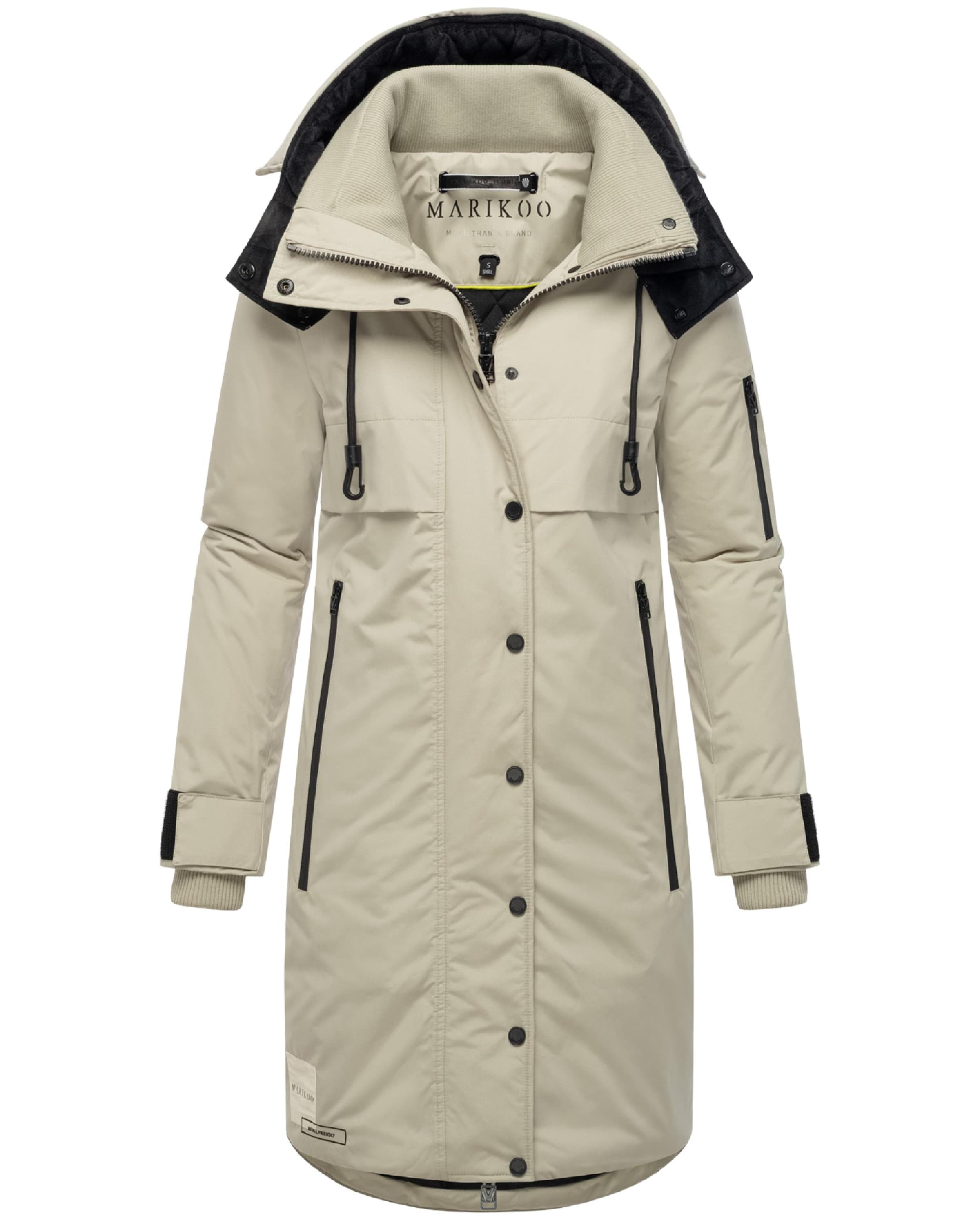 MARIKOO Χειμερινό παλτό &#x27;Anoukaa 16&#x27; σε γκρι: μπροστά