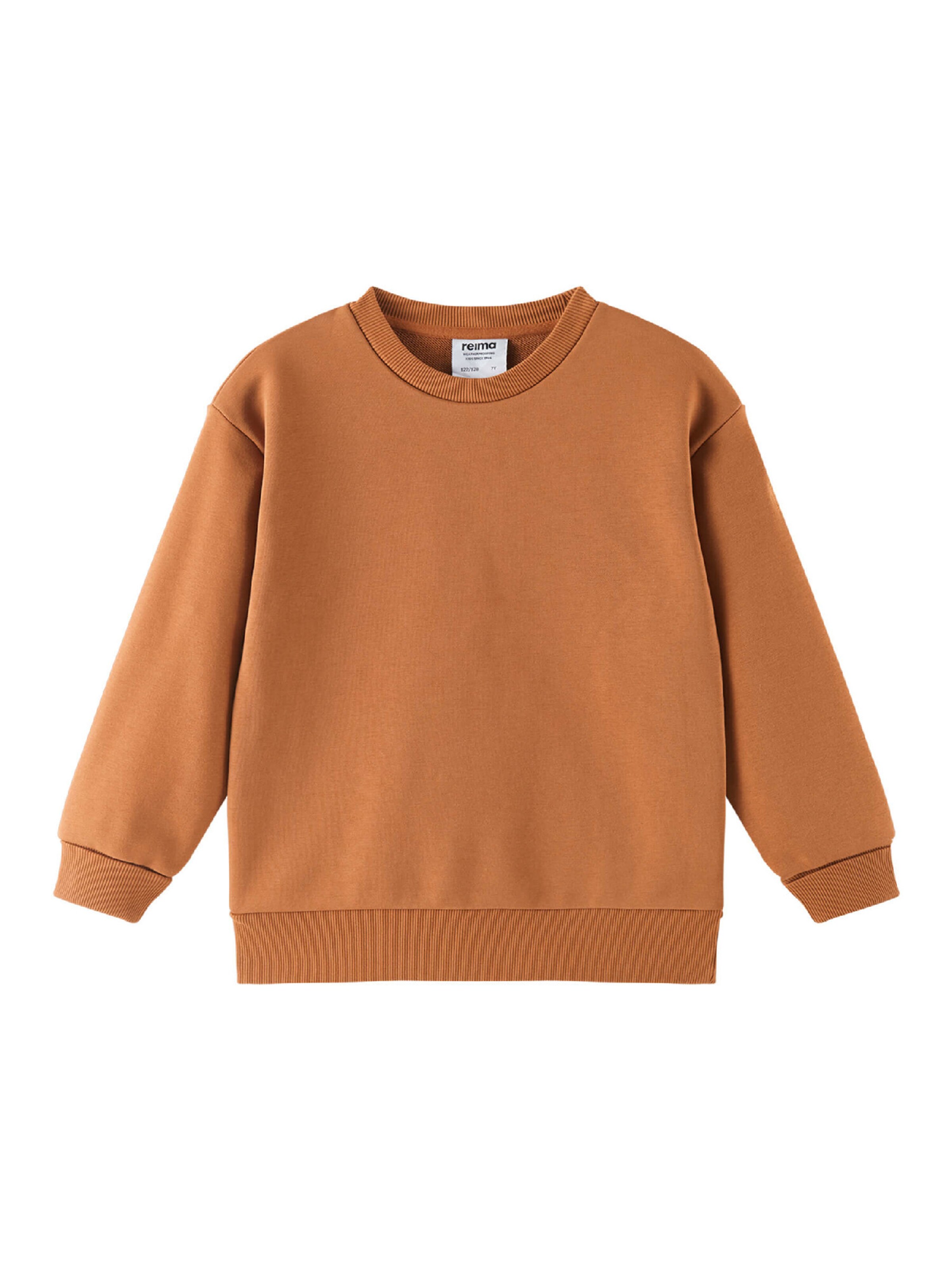 Reima Sweatshirt 'Svetari' in Bruin: voorkant