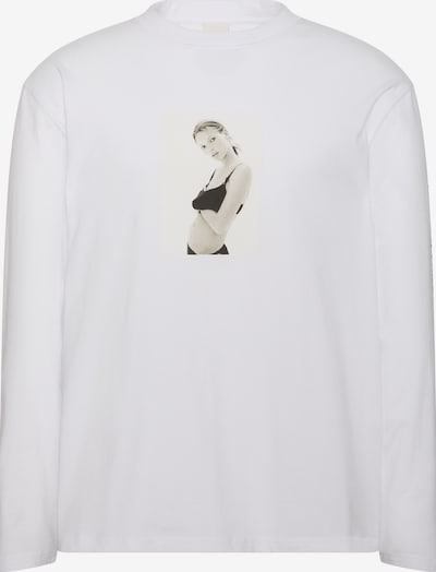 Calvin Klein Majica 'CLASSIC KATE' u svijetlosiva / crna / bijela, Pregled proizvoda