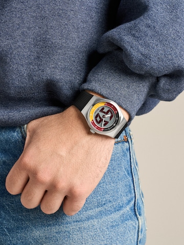 FOSSIL - Reloj analógico 'ARCHIVAL BIG TIC - Germany' en plata: frente