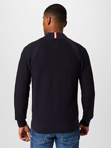 TOMMY HILFIGER - Casaco de malha em azul