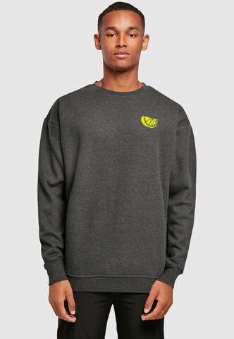 Merchcode Sweatshirt 'Lemon' in Grey: front