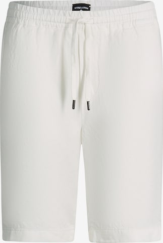 Regular Pantalon 'Kaji' STRELLSON en blanc : devant