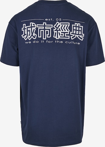 Urban Classics Skjorte 'Chinese Symbol' i blå