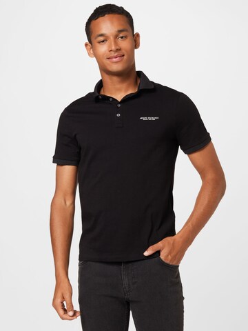 Tricou de la ARMANI EXCHANGE pe negru: față