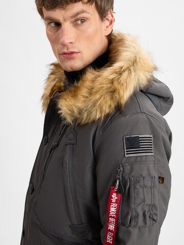 ALPHA INDUSTRIES Winter parka 'Polar' in Grey
