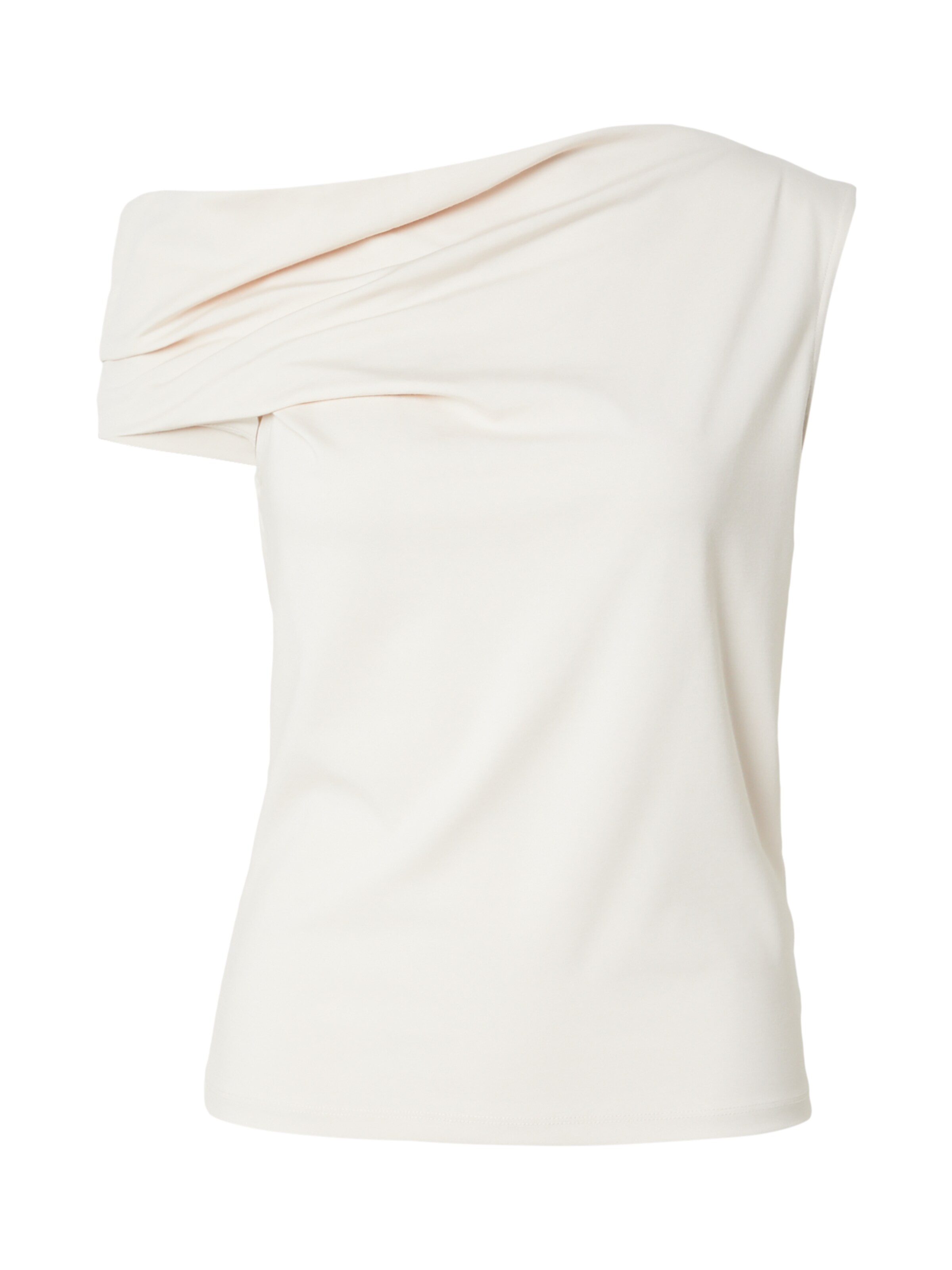 COMMA Top in Beige: front