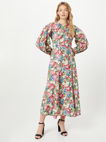 Robe-chemise Warehouse en mélange de couleurs : devant