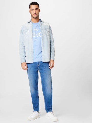 REPLAY Regular fit Overhemd in Blauw