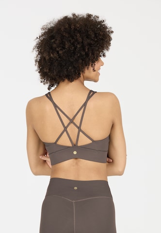 Athlecia Bustier Sport-BH 'Gaby' in Braun