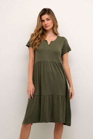 Kaffe Dress 'Petra' in Green: front