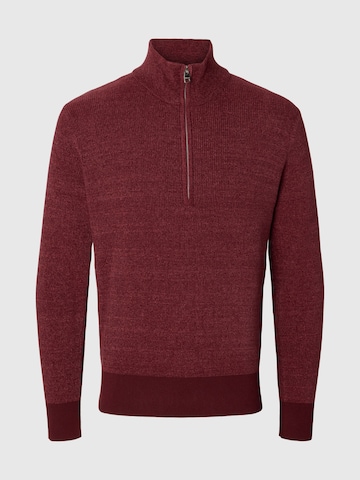 Pullover 'SLHRodney' di SELECTED in rosso: frontale
