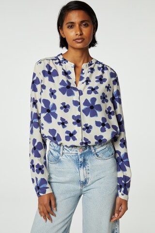 Fabienne Chapot Blouse in Blauw: voorkant