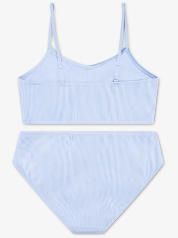 Abercrombie & Fitch Bustier Bikini i blå