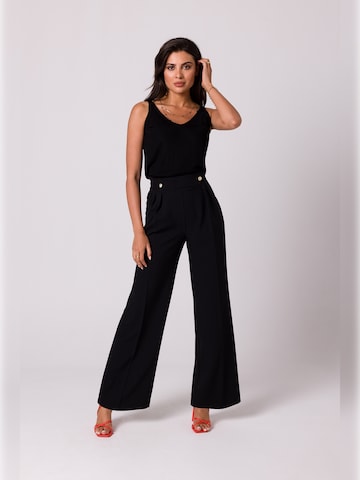 BeWear - Loosefit Pantalón plisado en negro
