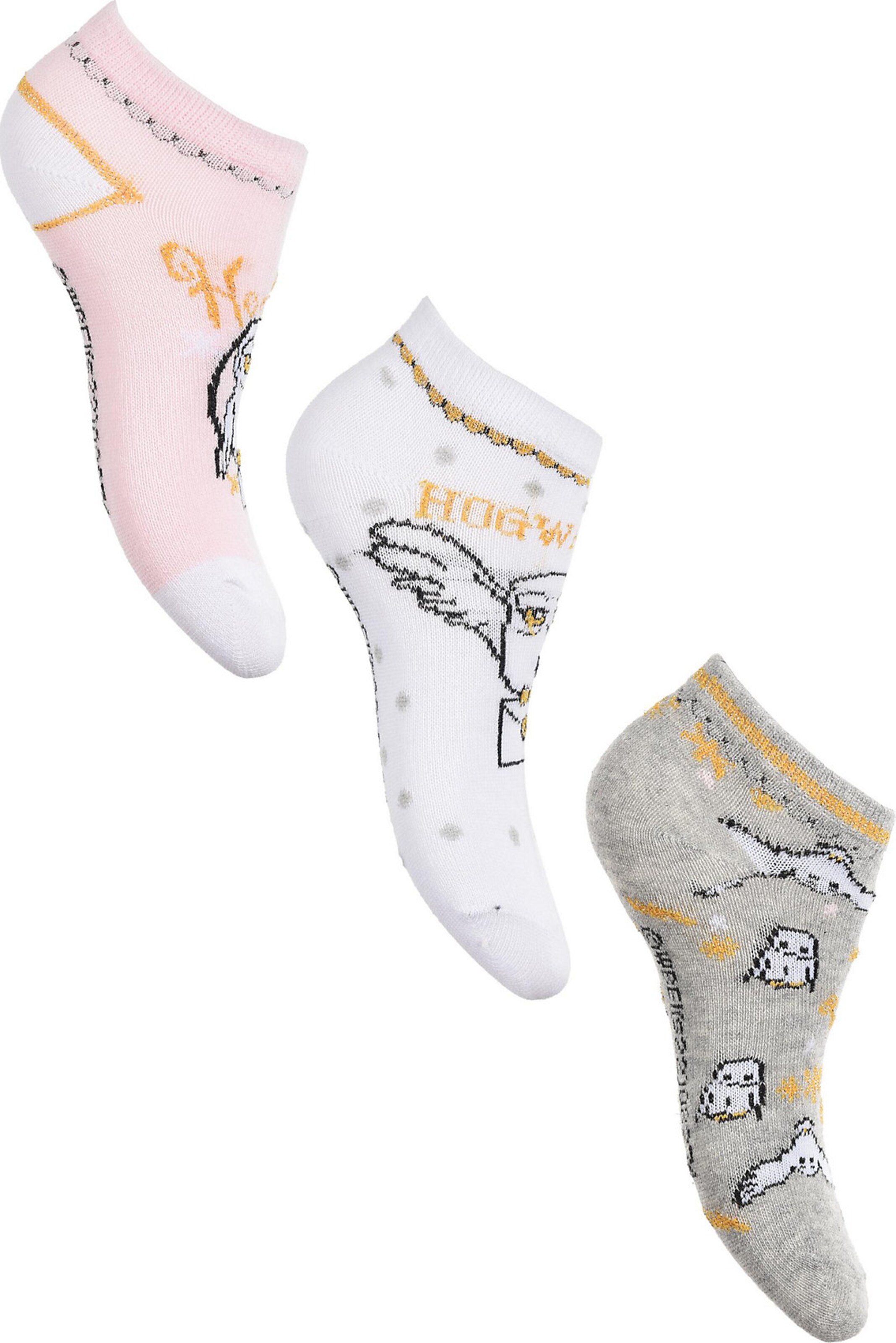 Kinder Teens (Gr. 140-176) Harry Potter Socken 'Harry Potter' in Hellgrau, Rosa, Weiß - CA11529 Kinder Teens (Gr. 140-176) Harry Potter Socken 'Harry Potter' in Hellgrau, Rosa, Weiß - CA11529