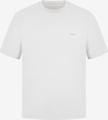 Smilodox Basic T-Shirt Ilyas in Beige: Vorderseite