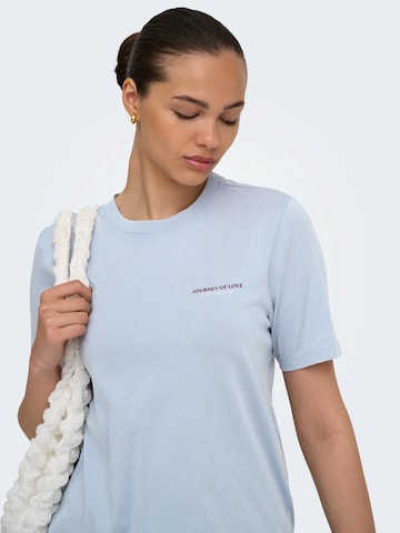 ONLY - Camiseta 'ONLLUCY MONJA' en azul
