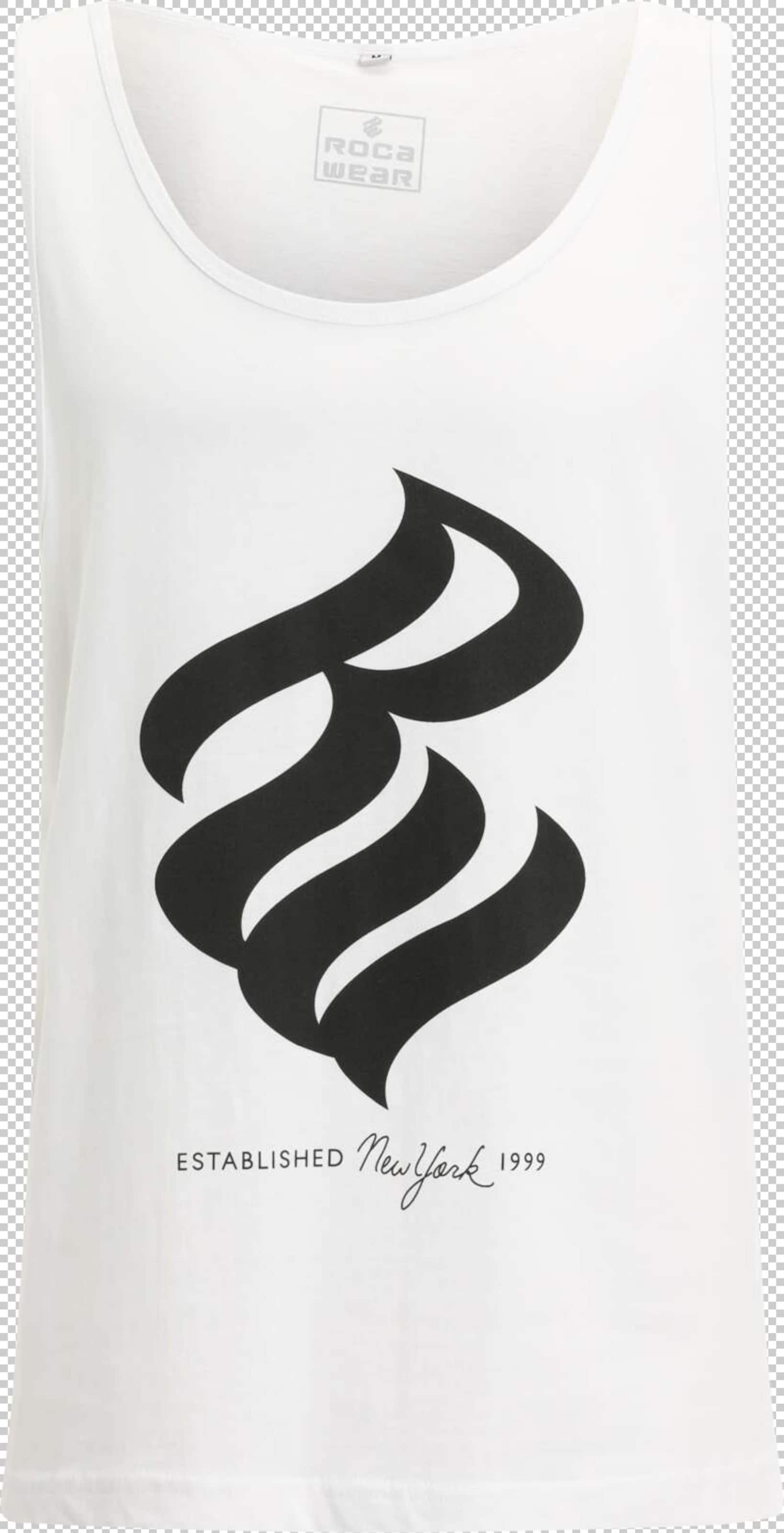 balts ROCAWEAR T-Krekls: no priekšpuses