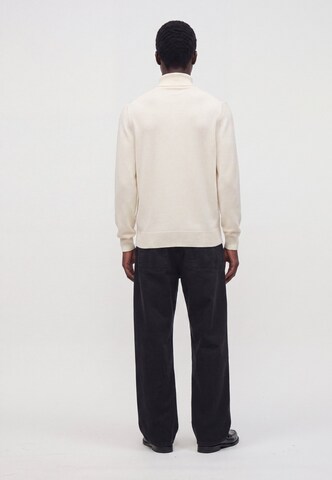 Pull-over 'Hemarlo' BOSS en blanc