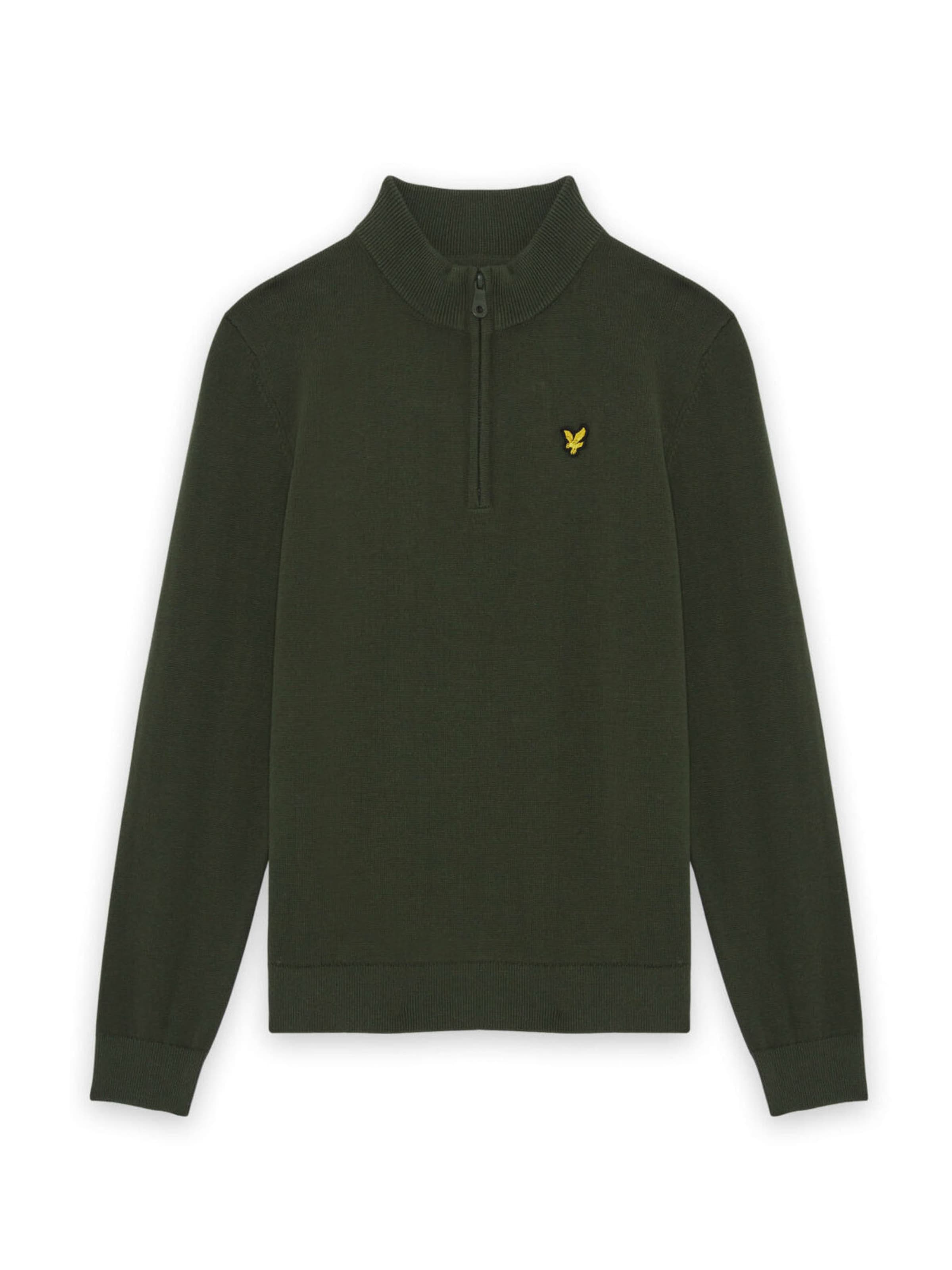 Lyle & Scott Trui in 140-146 in de kleur Olijfgroen, Productweergave