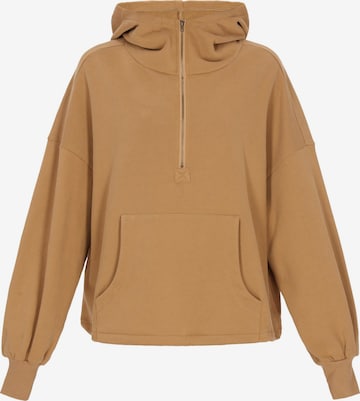 Sweat-shirt 'Everyday Fashion' MIMO en marron : devant