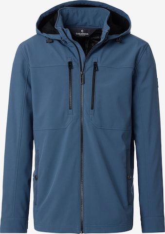 CASAMODA Between-Season Jacket 'Basic' in Blue: front