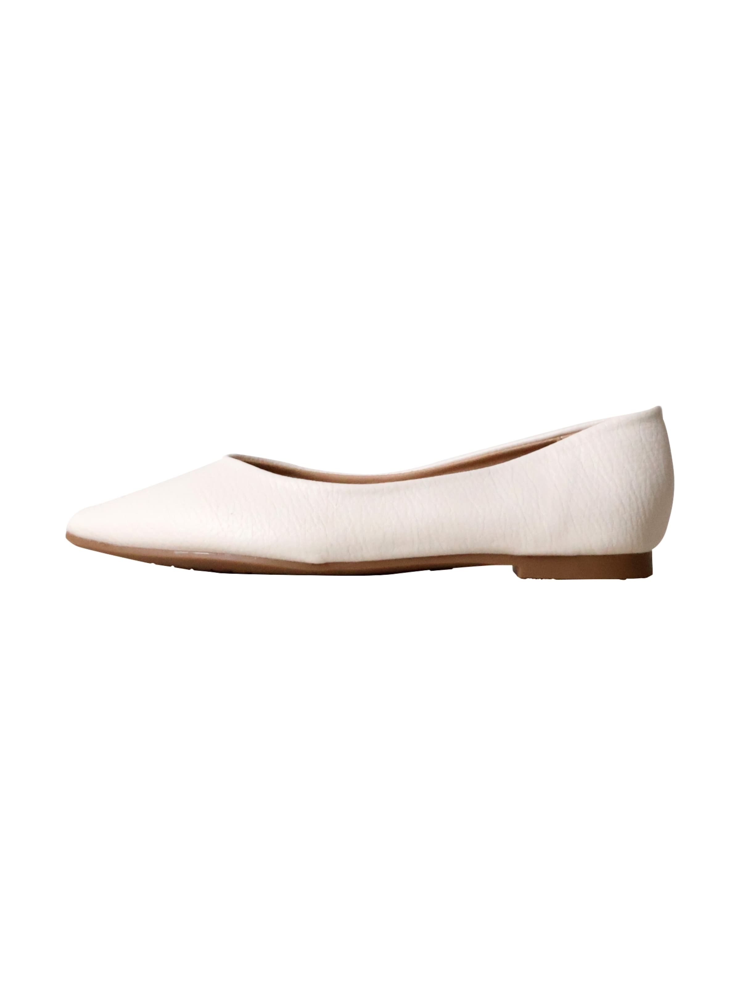 Ballerina di Super Mode in bianco: frontale