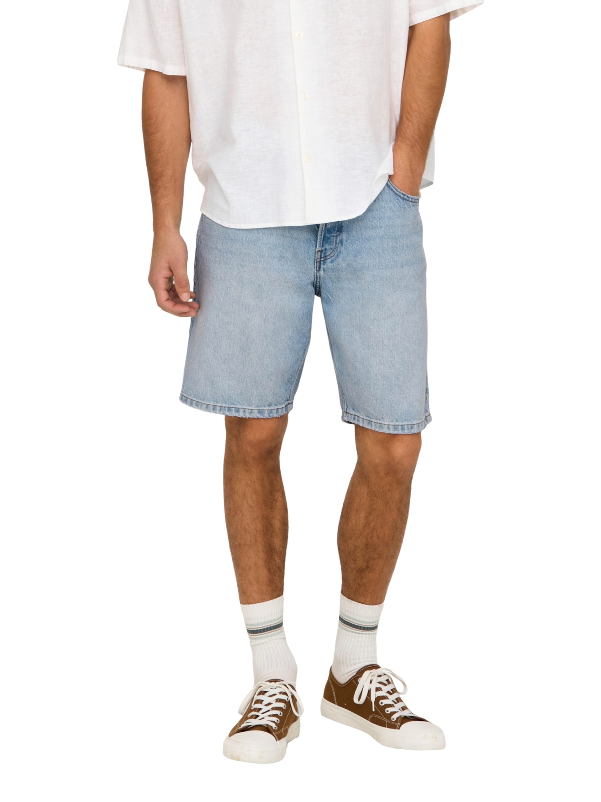 Only & Sons regular Τζιν 'Edge' σε μπλε: μπροστά