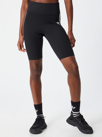 Skinny Leggings 'Adicolor' ADIDAS ORIGINALS en noir : devant