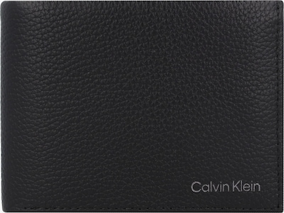 Calvin Klein Porte-monnaies en noir / argent, Vue avec produit