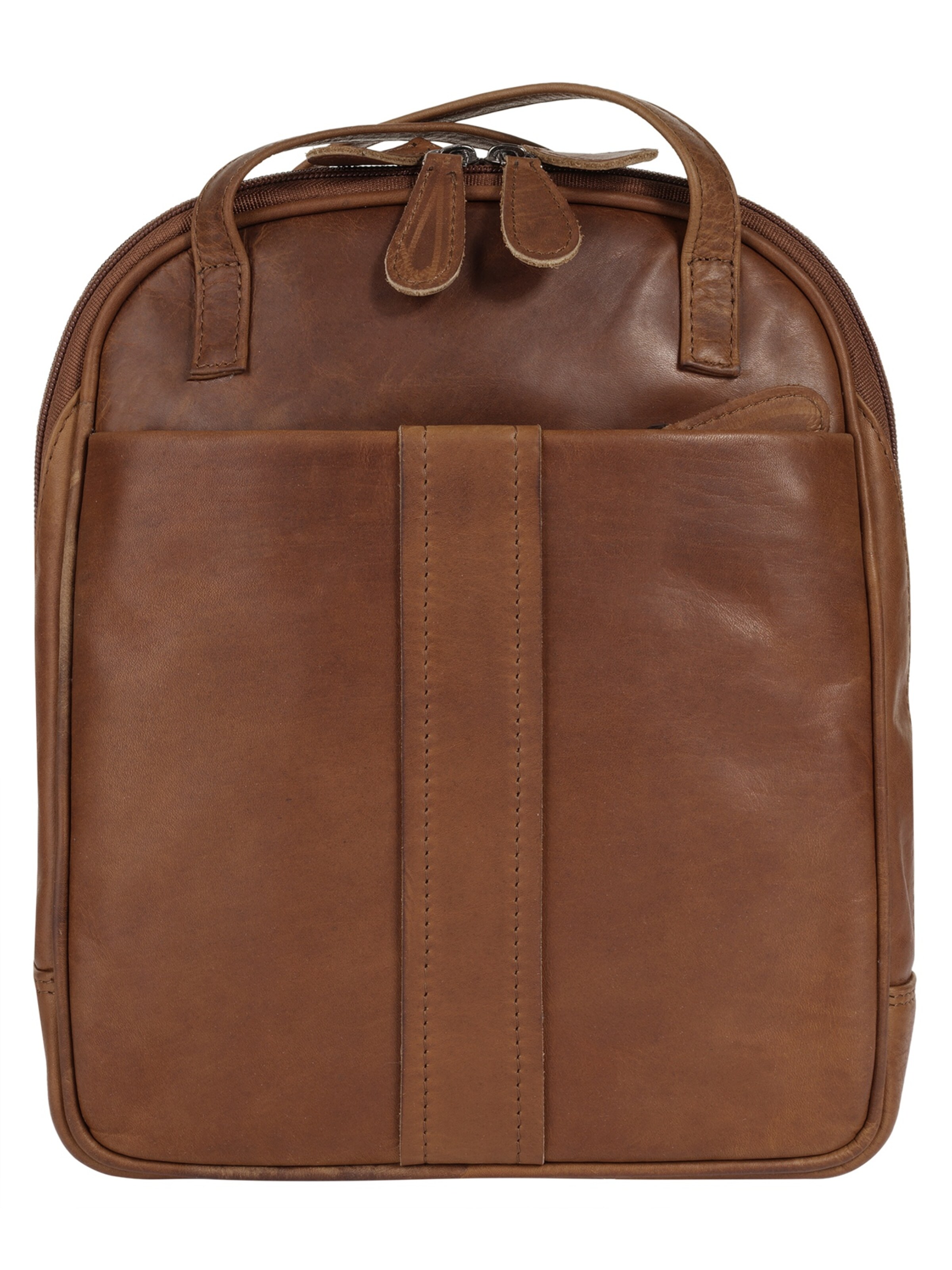 Sac à dos Cluty en marron : devant
