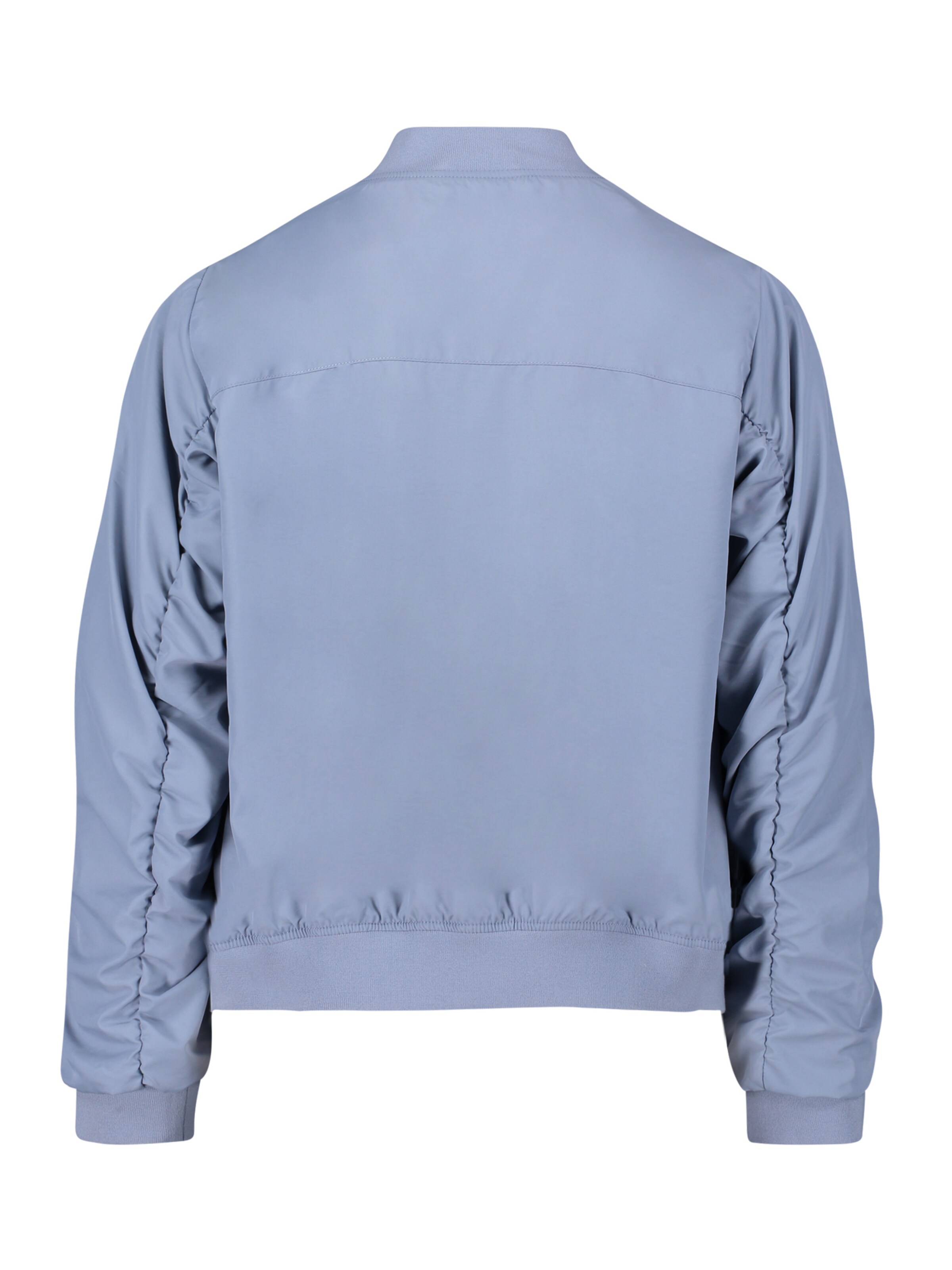 Cartoon Blouson mit Raffung in Blau