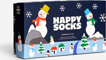 Chaussettes 'Snowman' Happy Socks en bleu