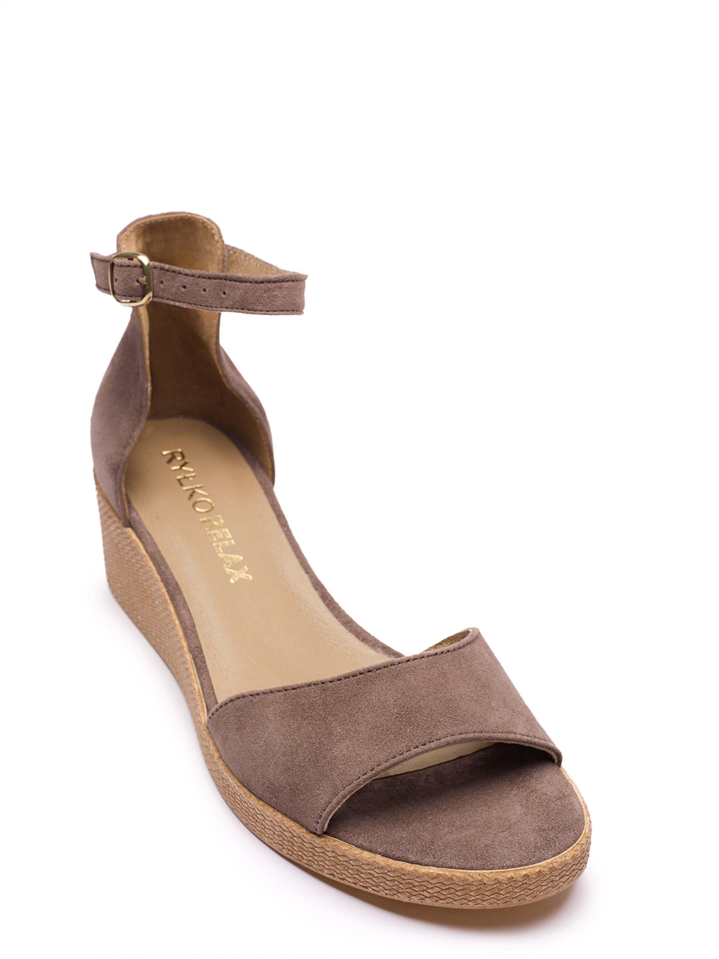 RYŁKO Sandály – hnědá