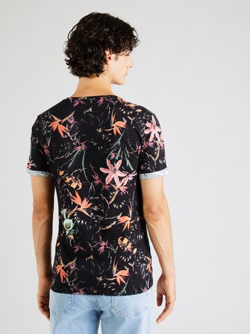 Key Largo Regular fit Shirt 'JUNGLES' in Black