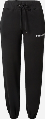 CONVERSE Trousers in Black: front