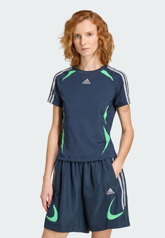 T-shirt 'Teamgeist' ADIDAS ORIGINALS en bleu : devant