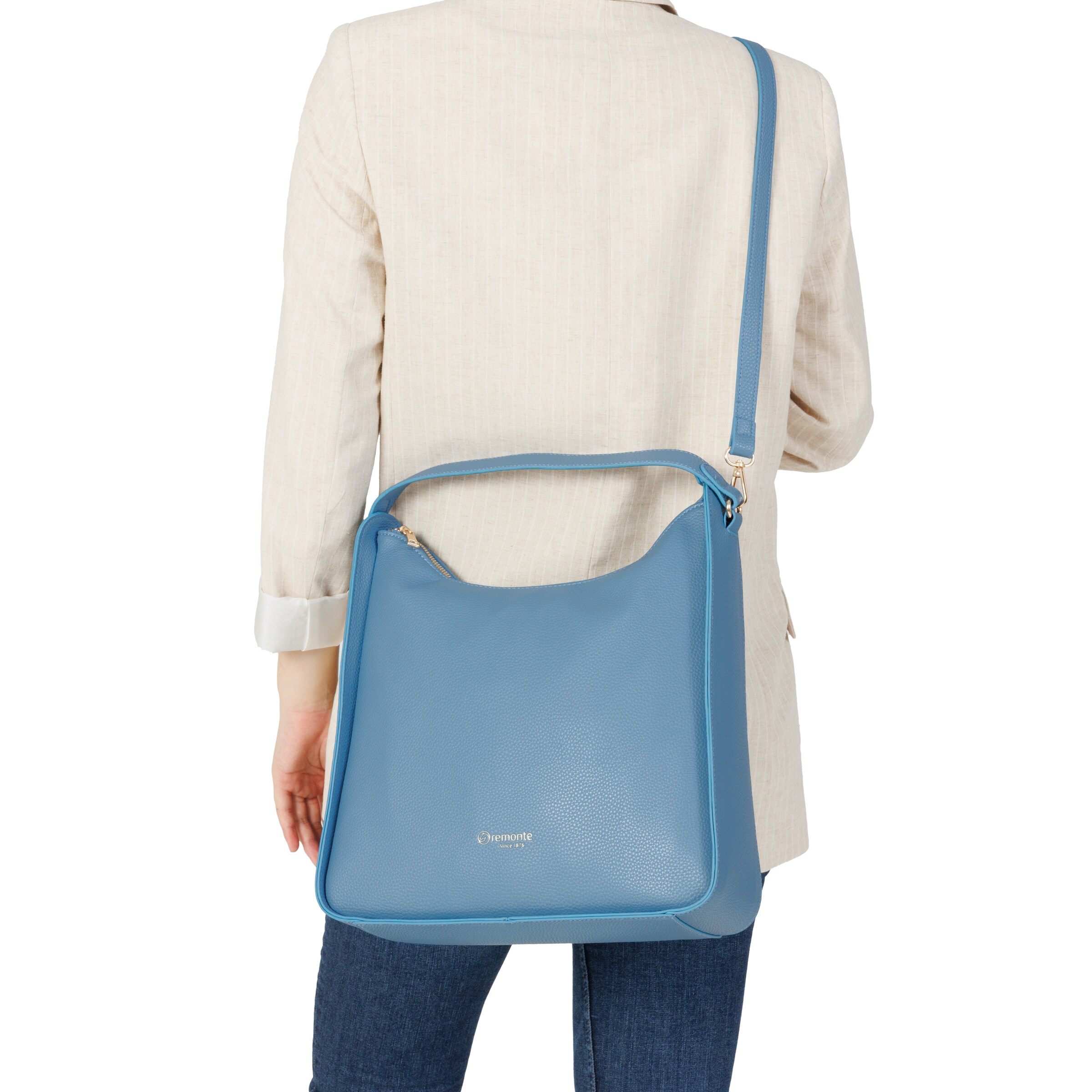 Sacs à main 'Q0730' REMONTE en bleu : devant