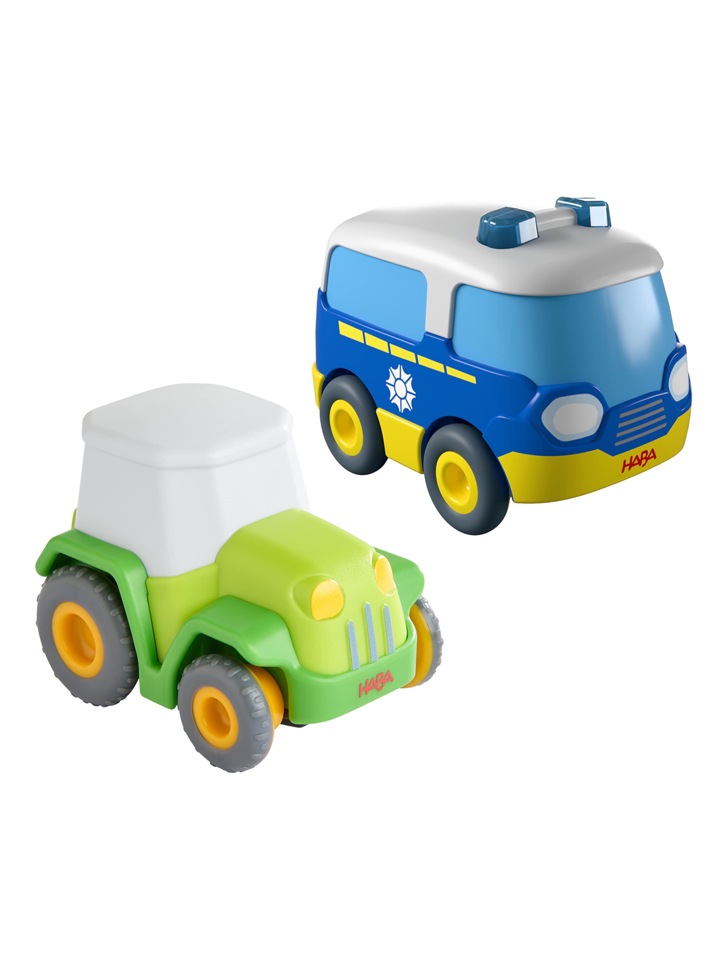 Jeux 'Polizei & Traktor ' HABA en mélange de couleurs : devant