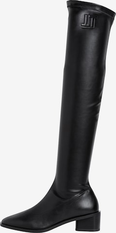 TAMARIS Over the Knee Boots in Black